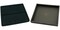 Black Open Square Stackable Jewelry Display Tray w/ Black 4-slot Plastic Tray